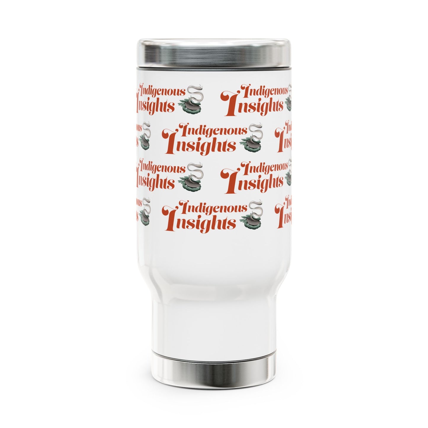 Stainless Steel Travel Mug with Handle, 14oz